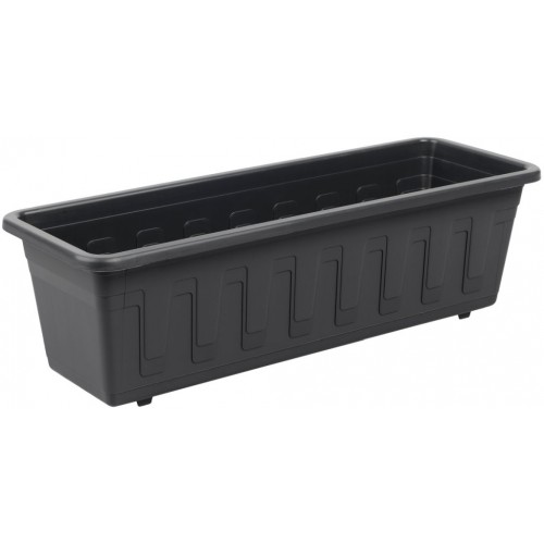 PLASTKON Samozavlažovací truhlík Garden Flor 100 cm antracit
