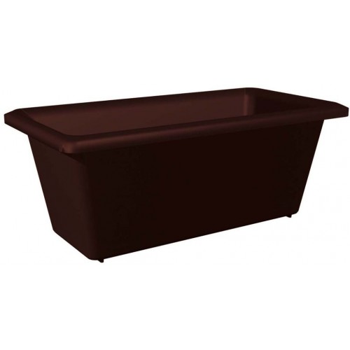 PLASTKON Truhlík Small window box s miskou 20 cm hnědá PLASTKON Truhlík Small window box s miskou 20 cm hnědá