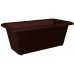 PLASTKON Truhlík Small window box s miskou 20 cm hnědá