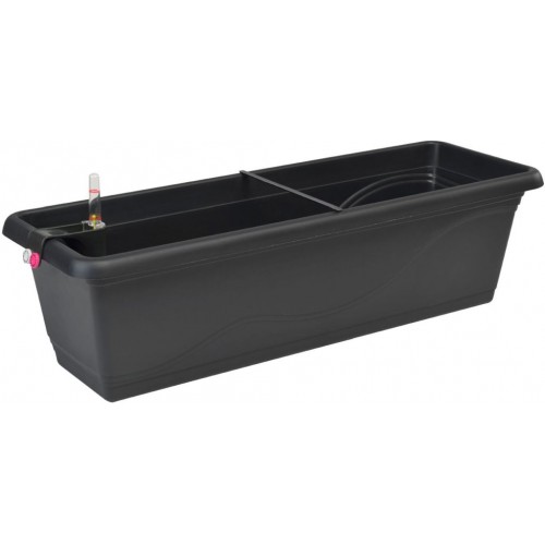 PLASTKON Samozavlažovací truhlík Smart Systém Extra Line 50 cm antracit