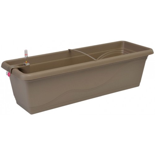 PLASTKON Samozavlažovací truhlík Smart Systém Extra Line 60 cm taupe