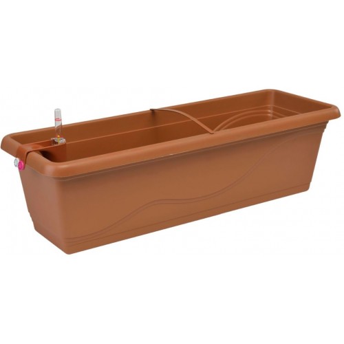 PLASTKON Samozavlažovací truhlík Smart Systém Extra Line 50 cm terakota