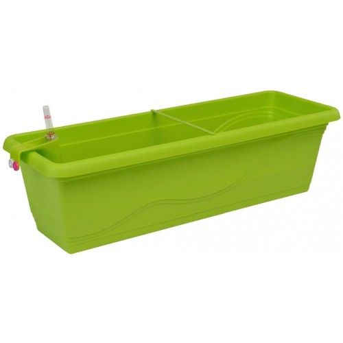 PLASTKON Truhlík samozavlažovací EXTRA LINE SMART 60x20x17 cm zelený