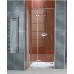 RONAL PL Pur Light jednokřídlé dveře + pevná stěna, 80cm, vlevo, aluchrom/čiré PLG08005007