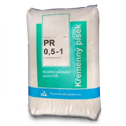 Filtrační písek 25 kg PR 0,6 - 1,2