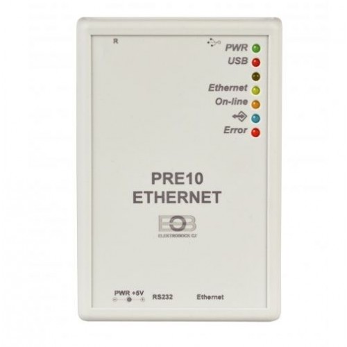 ELEKTROBOCK PRE10 Převodník RS232 na Ethernet PocketHome® 1333elb