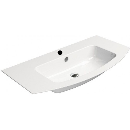 SAPHO PURA umyvadlo Slim oblé 102x52 cm, ExtraGlaze 8825111 SAPHO PURA umyvadlo Slim oblé 102x52 cm, ExtraGlaze 8825111