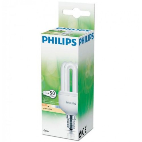PHILIPS GENIE žárovka 11W 827 E14 230-240V 1PPF, 68711500801166