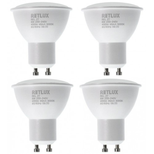 RETLUX REL 27 LED GU10 4x5W Žárovka 50004522