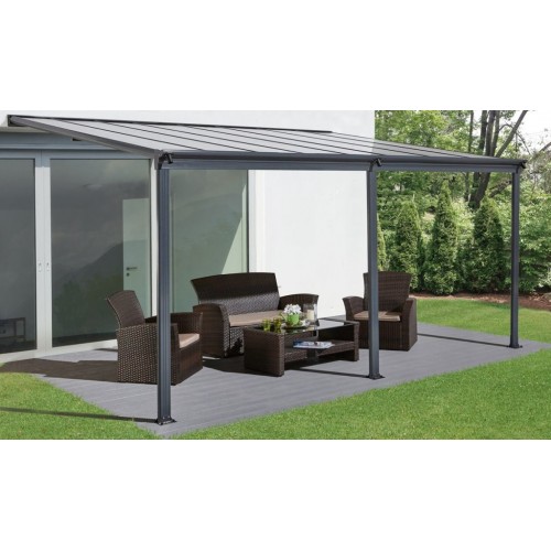 Riwall PRO RMPP 16 x 10 Anthracite - hliníková pergola ( 5 x 3 m ) BW8-V2 Riwall PRO RMPP 16 x 10 Anthracite - hliníková pergola ( 5 x 3 m ) BW8-V2