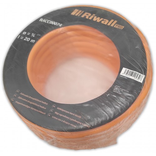 Riwall PRO Zahradní dvouplášťová hadice Riwall, délka 20 m, průměr 3/4“ RACC00074