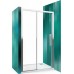 ROLTECHNIK Sprchové dveře posuvné pro instalaci do niky ECD2L/1200 brillant/transparent 564-120000L-00-02