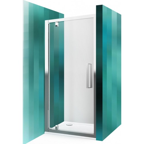 ROLTECHNIK Sprchové dveře jednokřídlé pro instalaci do niky ECDO1N/800 černý elox/transparent 562-8000000-05-02