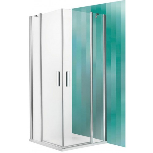 ROLTECHNIK Sprchové dveře jednokřídlé TDO1/900 stříbro/transparent 724-9000000-01-02
