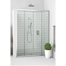 ROLTECHNIK Čtyřdílné sprchové dveře posuvné pro instalaci do niky LLD4/1500 brillant/transparent 574-1500000-00-02