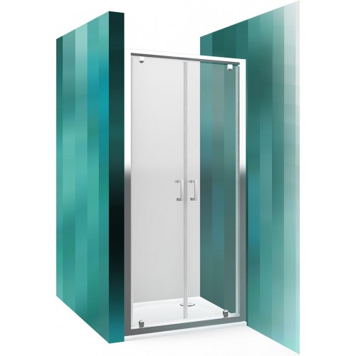 ROLTECHNIK Sprchové dveře dvoukřídlé pro instalaci do niky LLDO2/800 brillant/intimglass 552-8000000-00-21
