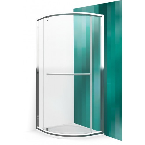 ROLTECHNIK Čtvrtkruhový sprchový kout s jednodílnými otevíracími dveřmi PXRO1/900 brillant/transparent 539-9000000-00-02