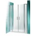ROLTECHNIK Sprchové dveře dvoukřídlé TDN2/1400 stříbro/transparent 721-1400000-01-02