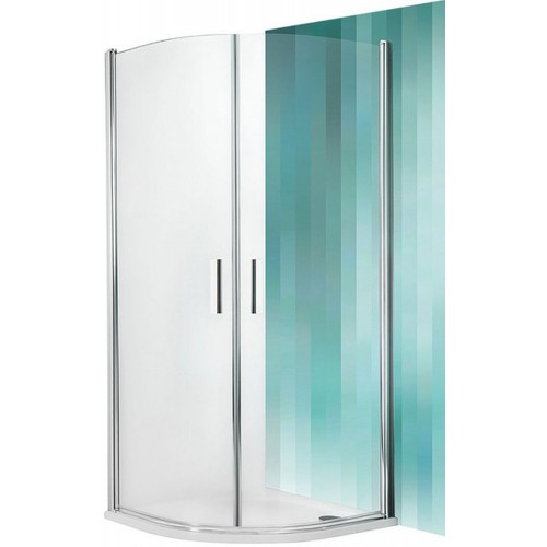 ROLTECHNIK Čtvrtkruhový sprchový kout TR1/1000 brillant/transparent 722-1000000-00-02