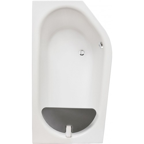 ROLTECHNIK Asymetrická rohová vana ACTIVA NEO SEAT (L) 1500x900 9840050