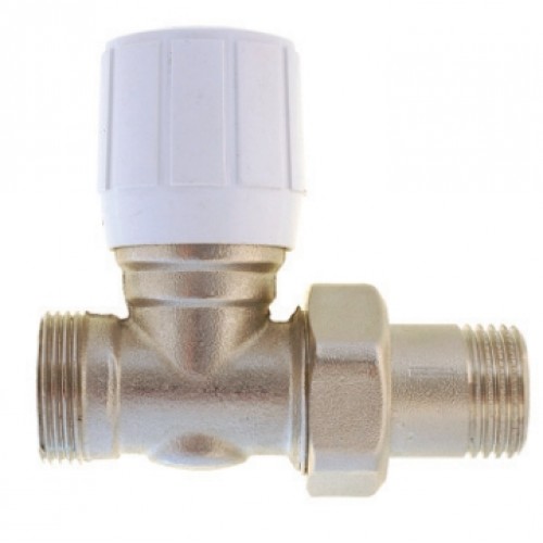 Ruční ventil jednoregulační RV-12P x M24-1, 1/2" přímý se závitem