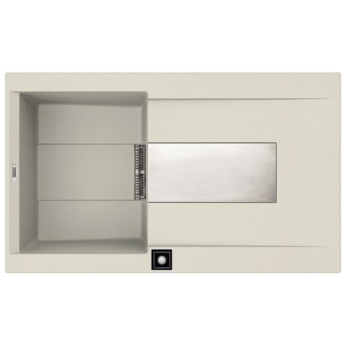 ELLECI SIREX 400 granitový dřez, HSB titano ELLECI SIREX 400 granitový dřez, HSB titano