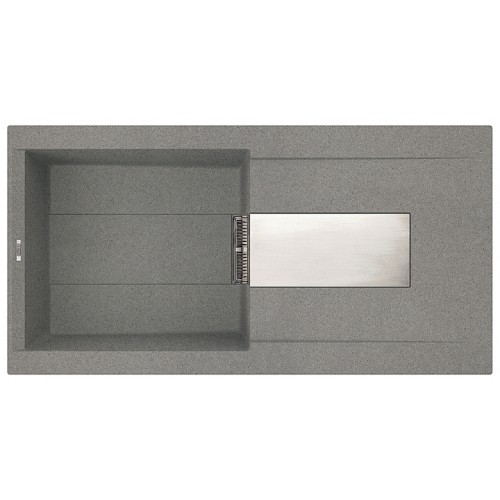 ELLECI SIREX 480 granitový dřez, HSB titanium ELLECI SIREX 480 granitový dřez, HSB titanium