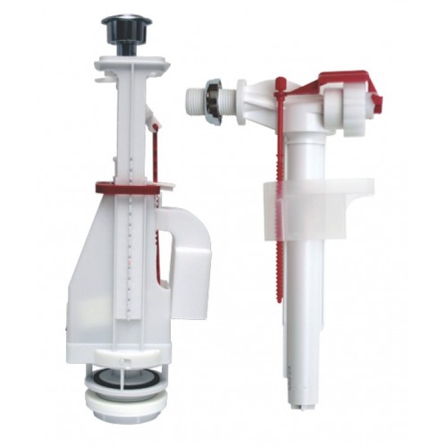 ALCAPLAST Splachovací souprava s dvoutlačítkem SA08 1/2"