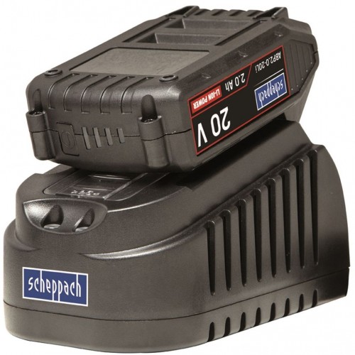 SCHEPPACH ABP2.0-20Li KIT A - 20 V set nabíječky 1,65 A a baterie 2 Ah SCHEPPACH ABP2.0-20Li KIT A - 20 V set nabíječky 1,65 A a baterie 2 Ah