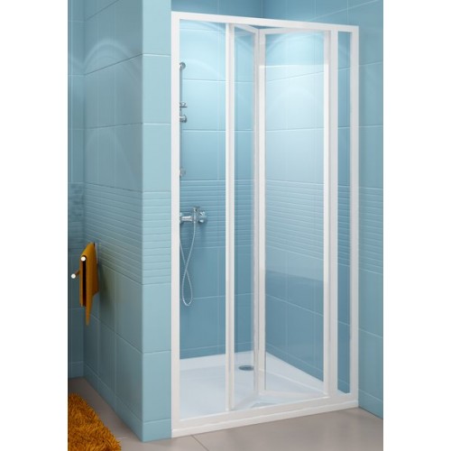RAVAK SUPERNOVA SDZ3-90 sprchové dveře zalamovací, white+transparent 02V70100Z1