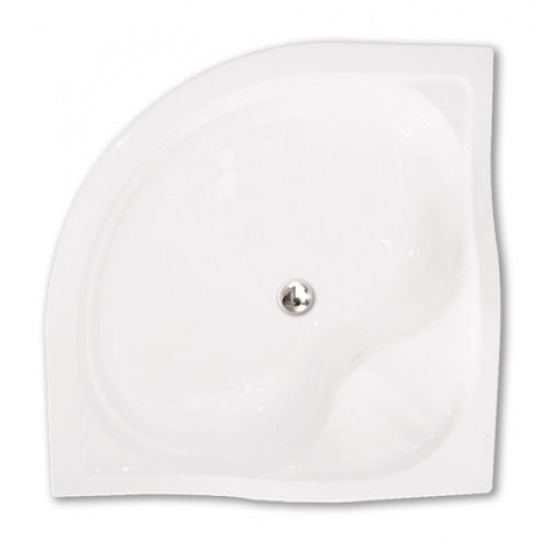 ROLTECHNIK Čtvrtkruhová samonosná polohluboká vanička SEMIDEEP NEO/900 8000198