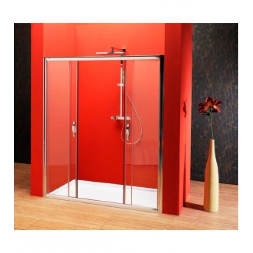 GELCO Sigma sprchové dveře do niky čtyřdílné posuvné 160, sklo čiré SG1416