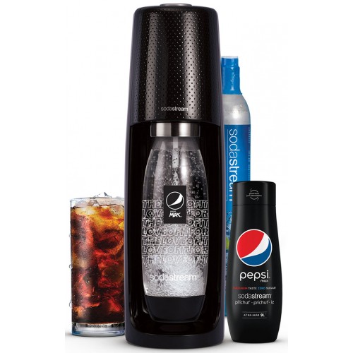 SODASTREAM Spirit Black Pepsi MegaPack Výrobník sody 42004033