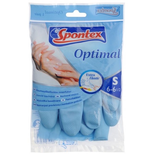 Spontex Optimal rukavice gumové 1 pár, velikost "L"