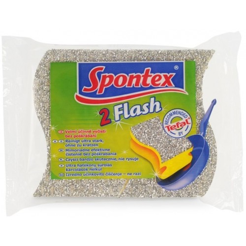 Spontex Flash houbička na teflon 2 ks Spontex Flash houbička na teflon 2 ks