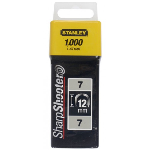 STANLEY 1-CT109T Spony kabelové 7CT100 - 14mm, 1000ks