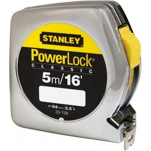 STANLEY 0-33-158 PowerLock Svinovací metr 5m/16', plastové ABS pouzdro STANLEY 0-33-158 PowerLock Svinovací metr 5m/16', plastové ABS pouzdro
