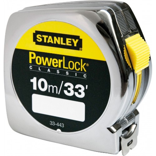 STANLEY 0-33-443 PowerLock Svinovací metr 10m/33', plastové ABS pouzdro STANLEY 0-33-443 PowerLock Svinovací metr 10m/33', plastové ABS pouzdro