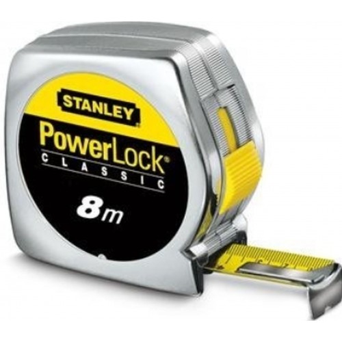 STANLEY 1-33-198 PowerLock Svinovací metr 8m, pouzdro z ABS materiálu STANLEY 1-33-198 PowerLock Svinovací metr 8m, pouzdro z ABS materiálu