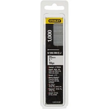 STANLEY 1-SWKBN100T 25mm/1"/18 Kolářské hřebíky typ 8/300/E/J, 1000ks