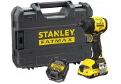 STANLEY SFMCF811D1T FatMax V20 Bezuhlíkový aku rázový utahovák 1/4" (18V/1x2,0Ah), kufr
