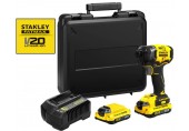 STANLEY SFMCF820D2K FatMax V20 Aku rázový utahovák třírychlostní (1/4" 190 Nm) (18V 2x 2,0Ah)