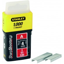 STANLEY 1-TRA204T Spony standardní typ A 5/53/530 - 6mm/1/4", 1000ks