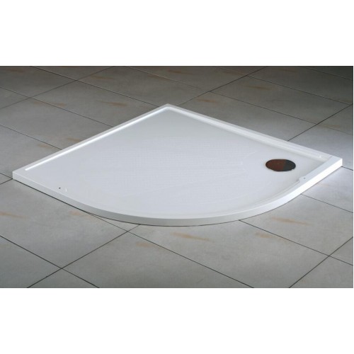 RONAL SWMR Marblemate čtvrtkruhová sprchová vanička 90x90cm, R55 mm , SWMR55090004