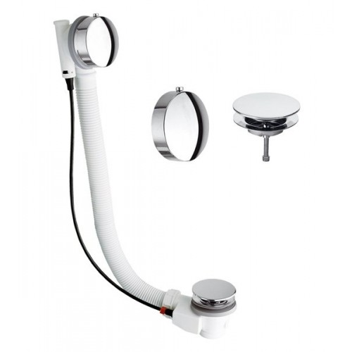 SAPHO Vanová souprava s bovdenem, délka 675mm, zátka 72mm, chrom 71681 SAPHO Vanová souprava s bovdenem, délka 675mm, zátka 72mm, chrom 71681