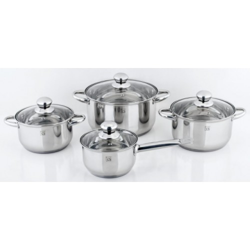 CS SOLINGEN Kassel Sada nádobí nerez 8 ks CS-061241