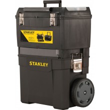 BAZAR STANLEY 1-93-968 Pojízdný montážní box s kovovými petlicemi na bocích POŠKOZENÝ!