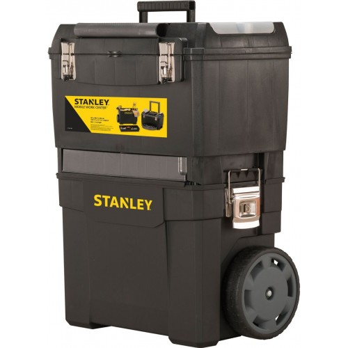 STANLEY 1-93-968 Pojízdný montážní box s kovovými petlicemi na bocích