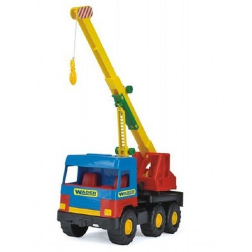 Auto middle Truck jeřáb plast 36cm Wader v sáčku Auto middle Truck jeřáb plast 36cm Wader v sáčku