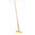 Hrábě dřevo/plast 90cm, žluté